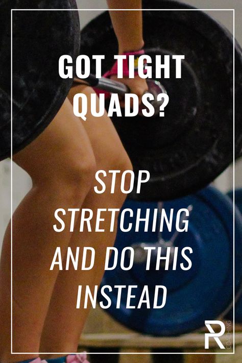 VIDEO: If You Have Tight Quads... Stop Stretching And Do This Instead — Peter Roberts Coaching How To Stretch Your Quads, How To Stretch Quads, Best Quad Stretches, Quad Stretches For Sore Muscles, Stretches For Quads, Quad Stretches Tight, Stretch Quads, Stretching Quads, Quad Stretches