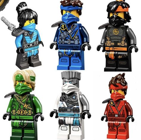 Lego Ninjago Figures, Lego Ninjago Party, Lego Ninjago Birthday, Mega Man Art, Lego Diy, Lego Custom Minifigures, Lego Minifigs, Lego Craft, Lego Creative