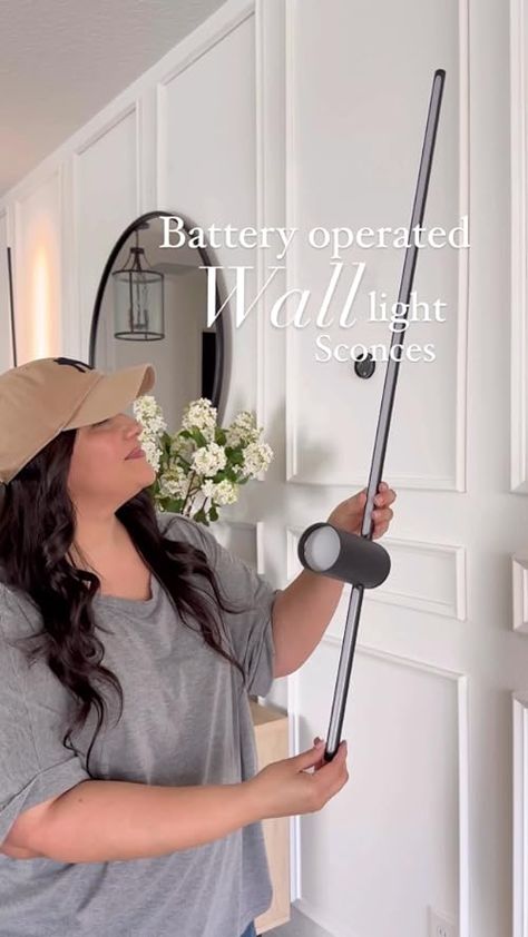 Modern, chic, battery operated wall sconces #amazonhome Battery Operated Sconces, Battery Operated Wall Sconces, Wall Sconces Living Room, Wall Scones, Wall Sconces Bedroom, Inviting Home, Outdoor Sconces, Modern Chic, Battery Operated