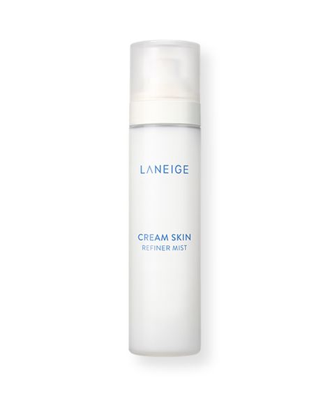 Laneige - Skincare Product List | Laneige International Mist Skincare, Laneige Cream Skin Refiner, Laneige Skincare, Laneige Cream Skin, Skincare Toner, Sephora Skin Care, Face Spray, Asian Skincare, Skin Dryness