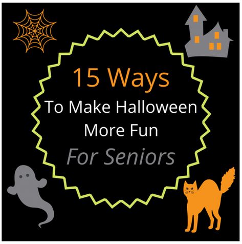 #Halloween activities, crafts and recipes. Get into the spirit!👻 September Activities For Seniors, Games For Senior Citizens, Assisted Living Activities, Senior Center Activities, Senior Citizen Activities, Articles Activities, Activities For Seniors, Senior Living Activities, Nursing Home Activities