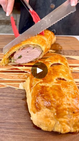 Puff Pastry Twists, Puffed Pastry, Beef Loin, Baked Fried Chicken, Pork Tenderloins, Christmas Appetizers Easy, Pork Dinner, Crescent Roll Recipes, Dinner Guests