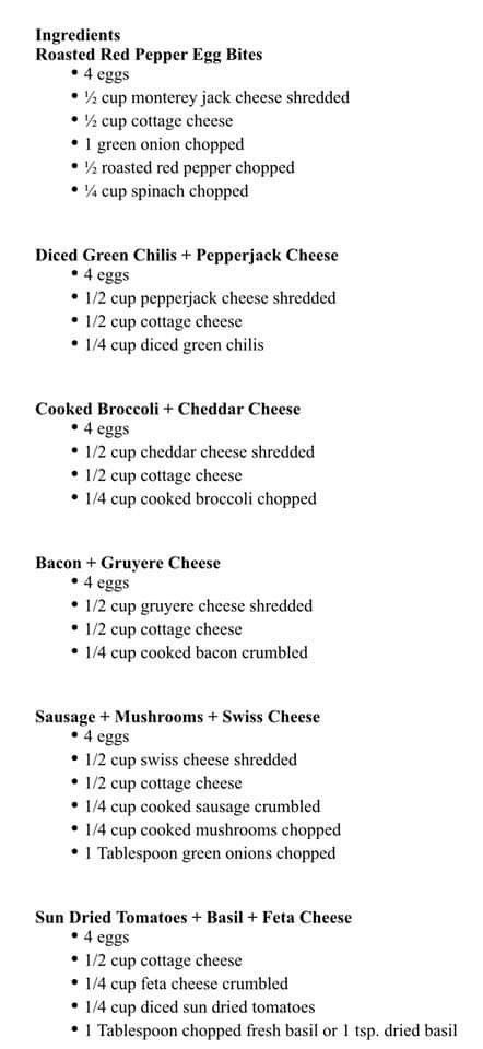 Mc Griddle Bites, Starbucks Gouda Egg Bites, Starbucks Copycat Recipes Egg Bites, Starbucks Egg Bites Recipe Microwave, Egg Cottage Cheese Bites, Starbucks Egg Cups Recipe, Egg Bites In Microwave, Egg Bites Ideas, Starbucks Cottage Cheese Egg Bites