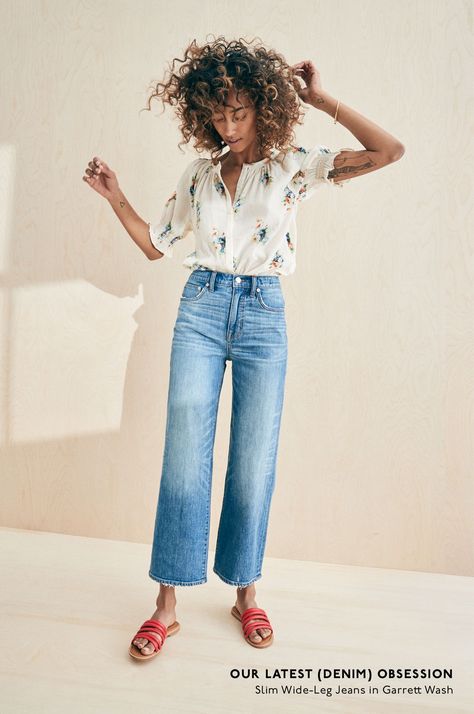 Jeans Outfit Women, Jeans Outfits, Aesthetic Style, Outfit Trends, Weekend Style, Madewell Jeans, Mode Inspiration, Outfits Casuales, Manners