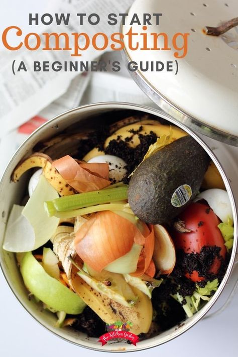 How To Start Composting, Composting For Beginners, Start Composting, Composting 101, Compost Bin Diy, How To Compost, Compost Tumbler, Diy Compost, How To Make Compost