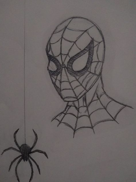 Spiderman #drawingideas #sketch #drawingbase #drawingbodyposes #drawing Spider Drawing, Spiderman Drawing, Spiderman Art Sketch, Easy Doodles Drawings, Easy Drawings Sketches, Eyes Closed, Mini Drawings, Art Drawings Sketches Creative, Dessin Adorable