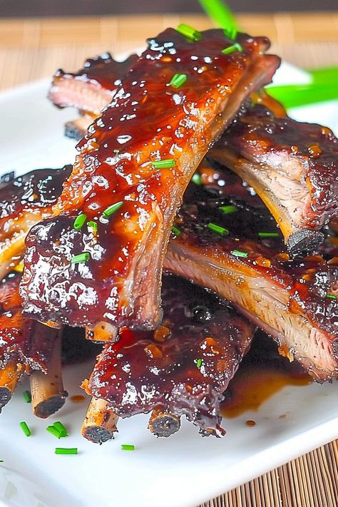 Homemade Honey Garlic Ribs Honey Garlic Short Ribs Slow Cooker, Sticky Honey Garlic Ribs Recipe, Asian Riblets Recipe, Honey Glazed Ribs, Honey Garlic Rib Sauce, Honey Garlic Short Ribs, Honey Garlic Spare Ribs Chinese, Honey Garlic Ribs Oven, Honey Garlic Pork Ribs