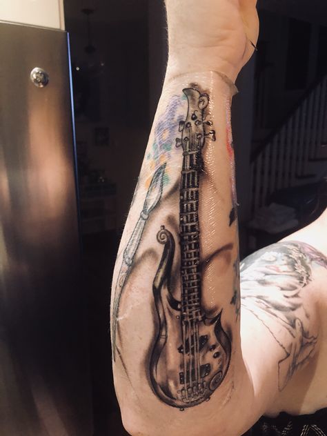 The famous cloud guitar of Prince Prince Tattoos, Guitar Tattoo, Prince, Guitar, Tattoos