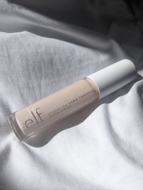 e.l.f., Hydrating Camo Concealer, Lightweight, Full Coverage, Long Lasting, Conceals, Corrects, Covers, Hydrates, Highlights, Fair Beige, Satin Finish, 25 Shades, All-Day Wear, 0.20 Fl Oz Concelar Elf, Elf Beauty, Hydrating Camo Concealer, Elf Concealer, Usa Makeup, Serious Skin Care, Budget Beauty, Elf Cosmetics, Makeup Aesthetic