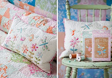 Tilda Quilts, Tilda Sewing, French Roses, Tone Finnanger, Seasonal Pillows, Applique Pillows, Cosy Christmas, Garden Quilt, Summer Quilts