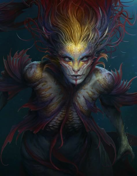 Mermaid Visuals, Norse Creatures, God Of Wars Ragnorak, Gods Fanart, Siren Creature, Nostalgia Photography, Sea God, The Art Showcase, God Of Wars