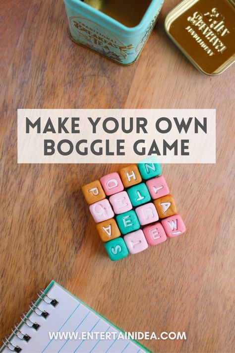 Diy Travel Games, Boggle Game, Pottery Games, Old Candle Jars, Board Games Diy, Clay Box, Board Game Pieces, Polymer Clay Gifts, Beginner Pottery