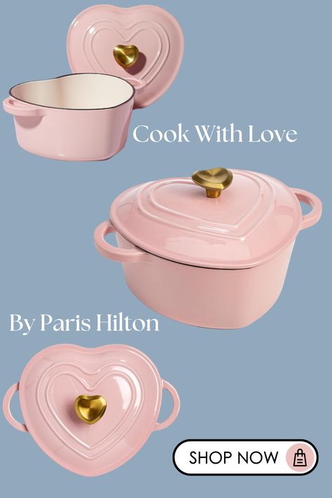 Add a touch of love to your cooking with the Paris Hilton Heart Pan! Perfect for creating heart-shaped dishes, this stylish and functional cookware is a must-have for any kitchen. Ideal for Valentine’s Day, special occasions, or everyday meals, the non-stick surface ensures easy cooking and cleanup. Get yours today and cook with love! Disclaimer: I am an Amazon associate and get commissions for purchases. #affiliate #kitchen #cooking Love Paris, Cast Iron Dutch Oven, Everyday Meals, Enameled Cast Iron, Kitchen Cooking, Paris Hilton, Dutch Oven, Easy Cooking, Cookware