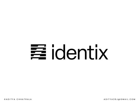 Identix - data security logo, identity, branding, logo design by Aditya Chhatrala | Logo Designer Data Logo Design Inspiration, Data Company Logo, Security Logo Design, Learning To Sketch, Logo Identity Branding, Data Logo, Negative Space Logo, Agency Branding, Security Logo