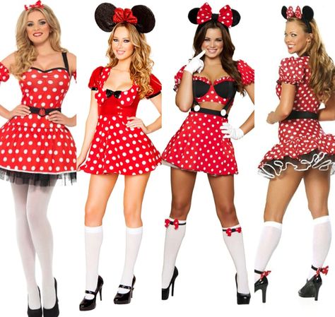 Minnie Mouse Costume For Women, Minnie Mouse Outfit Women, Mickey Costume, Minnie Costume, Minnie Mouse Costume, Minnie Mouse Outfits, Matching Costumes, Outfit Mujer, Mini Mouse