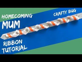 Homecoming Ribbons Diy, Homecoming Mum Chains Diy, Homecoming Mums Diy Tutorials, Mum Braids Tutorials, Homecoming Mum Base, Mum Ribbon Ideas, Mum Chains, Mum Inspiration, Mum Making