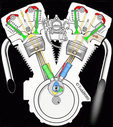 Harley Davidson Engines, Мотоциклы Harley Davidson, V Engine, Automobile Engineering, Bike Engine, Automotive Mechanic, Automotive Engineering, Motor Works, Honda Shadow