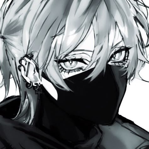 White Hair Anime Guy, Mask Drawing, Characters Inspiration Drawing, Oc Drawings, Face Characters, Cool Anime Guys, Masks Art, Guy Drawing, Character Design Male