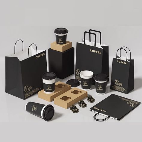 disposable coffee paper cup, thickened kraft paper bag, handbag with logo printing Restaurant Packaging, Cup Packaging, Luxury Paper Bag, Paper Coffee Cups, Coffee Brands, Coffee Paper, Craft Coffee, Brand Consistency, Printing Logo