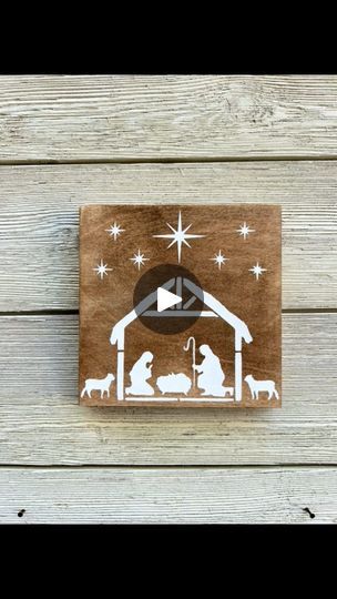 3.4K views · 71 reactions | Love this nativity scene wood sign. If you are interested in the Stencils, I use here is the link https://bit.ly/3Q6cpDs. Use simplybella10 to save 10% off your order. #christmasornaments2023 #nativityscene #nativity #Christmasdecor #christmasdecorations #simplybellabyjulie | Simply Bella by Julie | Karolina Protsenko · Hallelujah Nativity Scene Wood, Karolina Protsenko, Christmas D, Nativity Scene, Wood Sign, Christmas Ideas, Wood Signs, Nativity, Love This