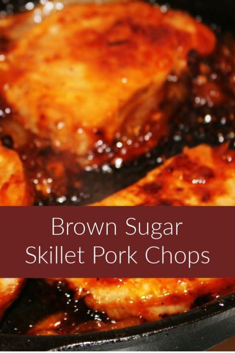 Skillet Pork Chop Recipes, Brown Sugar Pork Chops, Skillet Pork Chops, Boneless Pork Chop Recipes, Instant Pot Pork Chops, Garlic Baked, Pork Chop Recipes Crockpot, Easy Pork Chops, Easy Pork Chop Recipes