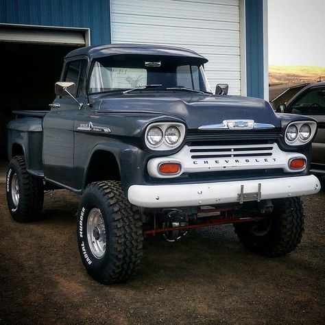 1958 Chevrolet 3100 apache for sale by Owner - Yakima, WA | OldCarOnline.com Classifieds 57 Chevy Trucks, Chevy Apache, Vintage Pickup Trucks, Custom Chevy Trucks, Pick Up Truck, Old Truck, Lifted Chevy Trucks, Old Pickup, Chevy Pickup Trucks