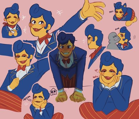 Look at Wally's heart eyes! Wally Aus, Welcome Home Posters, Welcome Home Images, Arte Indie, Silly Puppets, Clown Illustration, Wally Darling, Hello Neighbor, Dont Hug Me