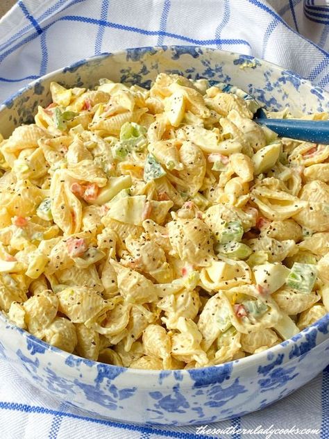 The Southern Lady Cooks Amish Pasta Salad, Amish Pasta, California Spaghetti, Maple Baked Beans, Tomatoes Recipes, The Southern Lady Cooks, Cold Salads, Southern Lady Cooks, Salads Pasta