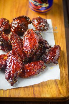 Oven-Roasted Teriyaki Chicken Wings : yankitchen Chicken Wings Aesthetic, Chicken Wings Marinade, Wings Marinade, Best Wing Sauce, Baked Teriyaki Chicken Wings, Oven Roasted Chicken Wings, Wings Aesthetic, Teriyaki Wings, Teriyaki Chicken Wings