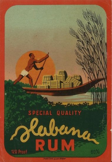 vintage rum label hungary 1930s Rum Label, Cancun Mexico Travel, Cancun Hotels, Rum Cocktails, Vintage Hawaii, Philippines Travel, Vintage Ski, Advertising Poster, Vintage Labels