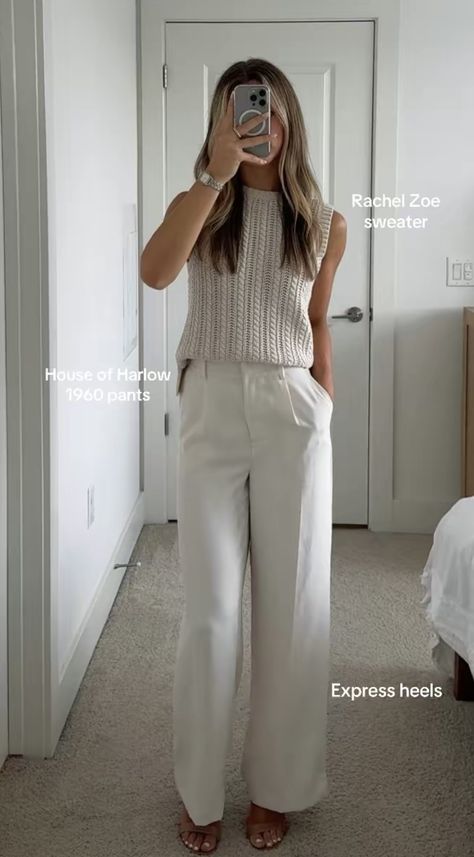 Cute Business Outfits Summer, Outfits For Shadowing A Doctor, Spring Semi Casual Outfits, California Office Outfits, Smart Casual Work Outfit Short Women, Classy Clean Girl Outfits, Corporate America Outfits, Spring Work Outfits 2025, Office Cool Girl Outfit