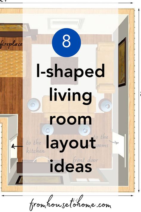 L-Shaped Living Room Layout Ideas: How To Arrange Your Furniture | Decorating Ideas T Shaped Living Room Layout, L Shaped Lounge Room Layout, Odd Shaped Living Room Layout Ideas, Living Room Designs Rectangular, L Shaped Living Room Ideas, L Sectional Living Room Layout, L Shaped Sofa Living Room Layout, Weird Shaped Living Room, L Shaped Couch Living Room Layout