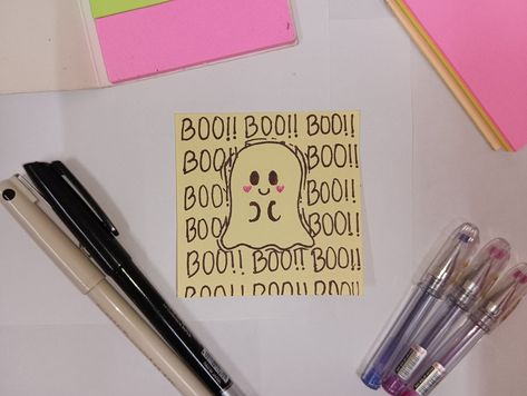 Quotes To Stick In Room, Doodle On Sticky Notes, Sticky Notes Doodle Ideas, Cute Sticky Note Doodles, Sticky Notes Aesthetic Drawing, Sticky Notes Aesthetic Art, Sticky Notes Drawing Ideas, Sticky Notes Art Drawing, Art With Sticky Notes