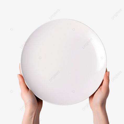 female hands holding an empty white plate on a gray surface with christmas branches dinner plate t Holding A Plate, Hand Holding Plate, Plate Of Food Illustration, Food Plate Illustration, Plate With Spoon And Fork Clipart, Plate Png, Christmas Branches, White Plates, Holding Hands