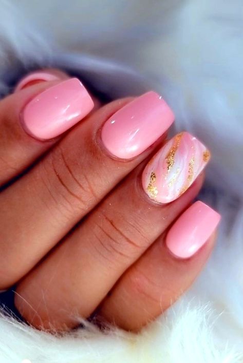 Pink Marble Nails, Marbled Nails, Gel Polish Nail Designs, Bright Nail Art, Fab Nails, 2024 Nails, Pedicure Designs, Nail Dip, Nail Colours