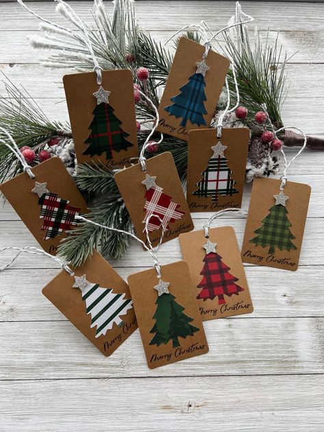 Christmas gift tags template