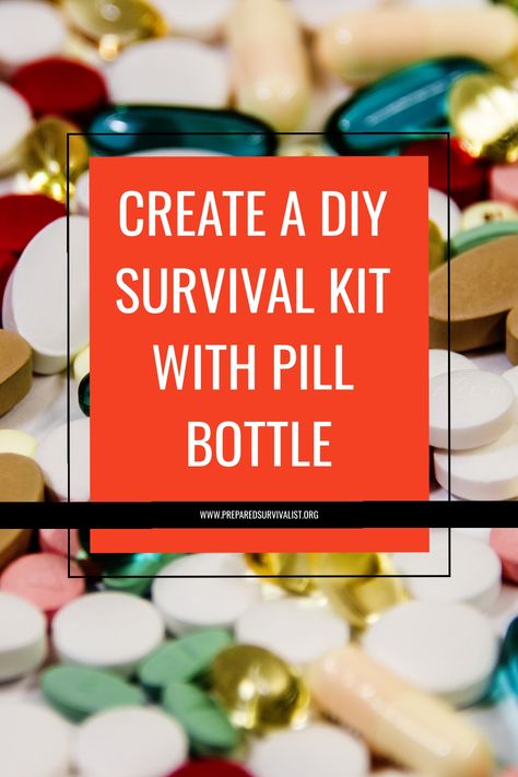 Discover the ultimate compact survival kit that fits snugly inside a single pill bottle! Say goodbye to clutter and hello to efficiency with this space-saving essential. Don't miss out on the convenience of having a complete survival kit at your fingertips. Prepare for any adventure or emergency without sacrificing valuable storage space. Upgrade your preparedness game today! Survival Kit Diy, Shtf Prepping, Diy Survival, Shtf Preparedness, Pill Bottle, Survival Items, A Pill, Survival Kits, Pill Bottles