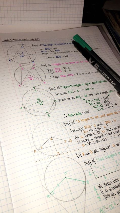 Maths Circle Theorem, Circle Geometry Notes, Circle Theorems Notes, Circle Math Geometry, Euclidean Geometry Notes Grade 11, Euclidean Geometry Notes, Circles Geometry, 10th Grade Math, Maths Project