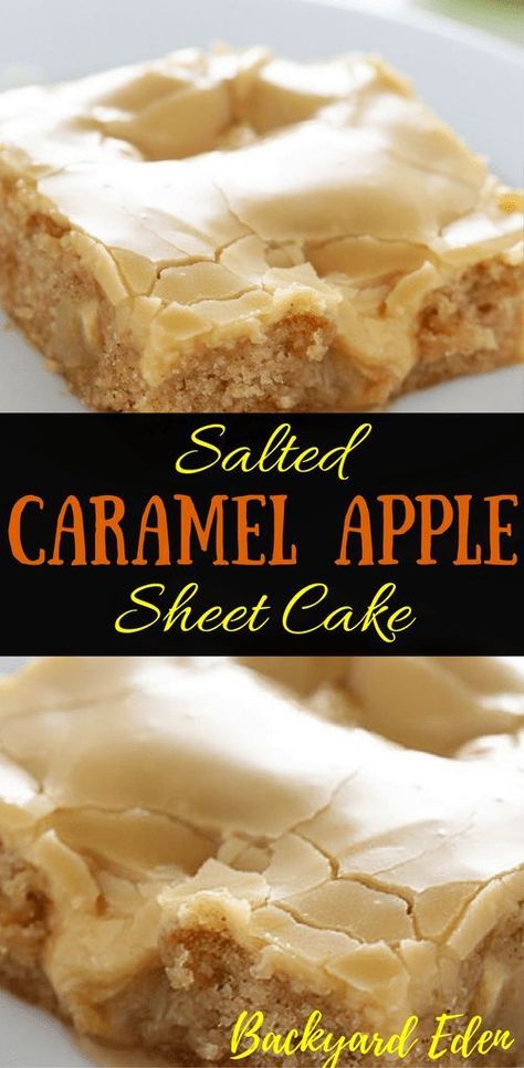 Caramel Apple Sheet Cake, Apple Sheet Cake Recipe, Quick Thanksgiving Recipes, Apple Sheet Cake, Sheet Cake Recipe, Thanksgiving Cakes, Easy Thanksgiving Recipes, Best Thanksgiving Recipes, Caramel Desserts