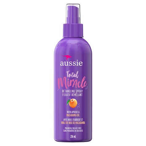 Total Miracle Hair Detangling Spray Hair Detangler Spray, Detangling Spray, Knot Out, Unruly Hair, Detangler Spray, Macadamia Oil, Apricot Kernels, Hair Detangler, Apricot Kernel Oil