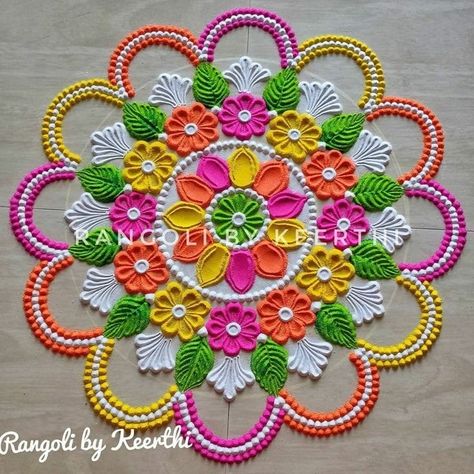 Rangoli Idea, Diwali Designs, Coloured Sand, Tulsi Vivah, Rangoli Designs Videos, Lime Stone, Easy Rangoli Designs Videos, Very Easy Rangoli Designs, Rangoli Designs Simple Diwali