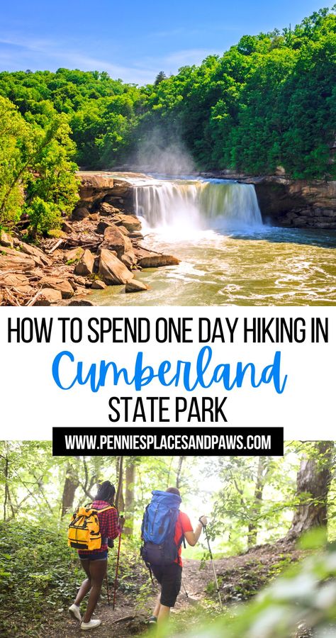 How to Spend One Day Hiking in Cumberland State Park Kentucky State Parks, Cumberland Falls Kentucky, Southern Road Trips, Cumberland Falls, Kentucky Travel, Southern Travel, Travel 2024, Day Hiking, Travel Bucket List Usa