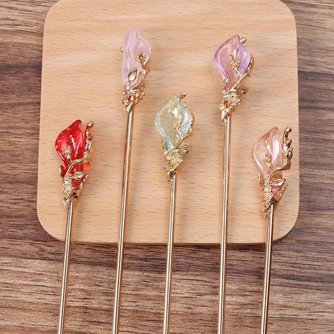 MATERIAL metal SIZE Hair Pin size:120mm x 25mm Line diameter：25mm QUANTITY The listing is including 5 pcs Ethereal Jewelry, Animal Themed Jewelry, Pretty Jewelry Necklaces, Pin Hair, Dragon Jewelry, Metal Flower, Flower Hair Pin, Hair Stick, Hair Combs