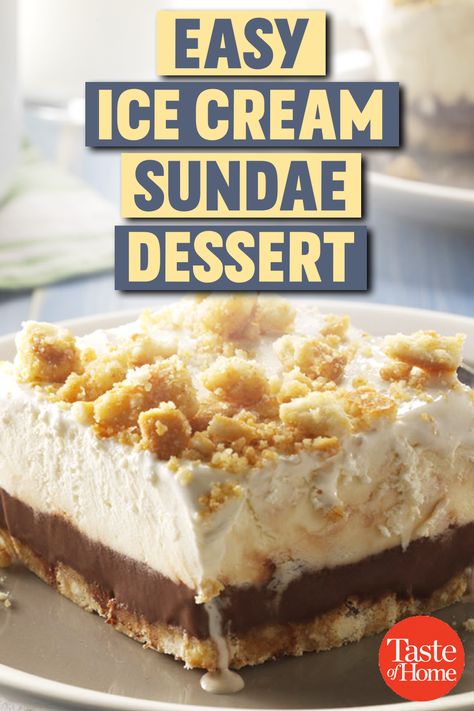 Ice Cream Desserts Easy, Easter Ice Cream, Ice Cream Sundae Party, Hazelnut Dessert, Sundae Dessert, Ice Cream Dessert Recipe, Sunday Dessert, Howell Michigan, Sundae Recipes