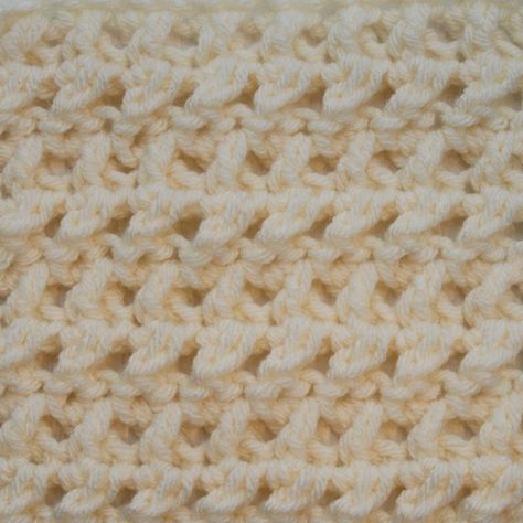 Learn to Crochet the Crossed Double Crochet Stitch Crossed Double Crochet Stitch, Extended Half Double Crochet, 3 Double Crochet Cluster, Foundation Chain Double Crochet, How To Double Treble Crochet, Double Crochet Stitch, Learn To Crochet, Crochet Afghan, Double Crochet