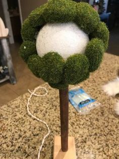 Looking for a fun and easy Spring decor item? This is a fun one! I picked up a few items at the dollar store and took them home to create my own DIY topiary. #diy #diyhomedecor #diytopiary #topiary Easy Spring Decor, Diy Topiary, Topiary Diy, Rustic Valentine, Pumpkin Topiary, Boxwood Topiary, Diy Dollar Tree Decor, Topiary Trees, Easter Decorations Dollar Store