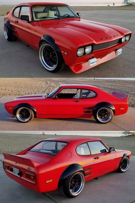 Ford Capri Mk1, Ford Motorsport, Auto Retro, Classic Cars Trucks Hot Rods, Ford Capri, Ford Classic Cars, Classic Cars Muscle, Car Photography, Modified Cars