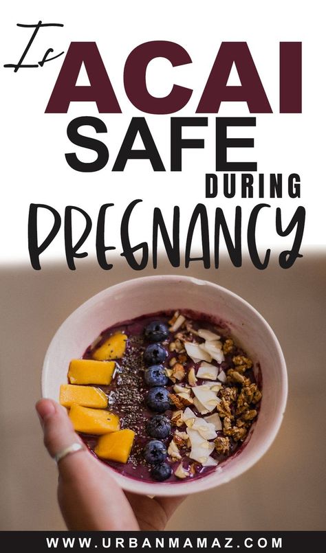 Is Acai Safe During Pregnancy Acai Health Benefits, Acai Benefits, Acai Bowls, Pregnancy Information, I'm Pregnant, Labor Delivery, Pregnancy Symptoms, Pregnancy Week By Week, Getting Pregnant