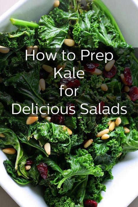 Salad Calories, Recipes Kale, The Perfect Salad, How To Cook Kale, Perfect Salad, Kale Salad Recipes, Kale And Spinach, Kale Recipes, Veggie Bowl