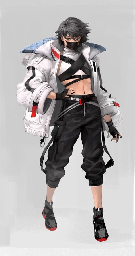 ArtStation - techwear , Taak Choi Techwear Drawing, Techwear Art, Techwear Anime, Anime Techwear, Techwear Girl, Techwear Aesthetic, Cyberpunk Outfit, Techwear Outfits, Techwear Fashion